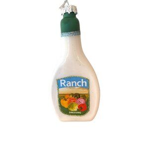 New Ranch Dressing Christmas Ornament 4.5” High